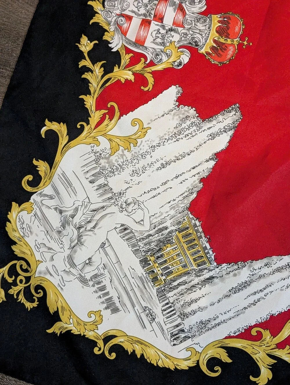 STRIESSNIG WIEN Vintage 'KAISERIN ELISABETH von OSTERREICH' SCARF